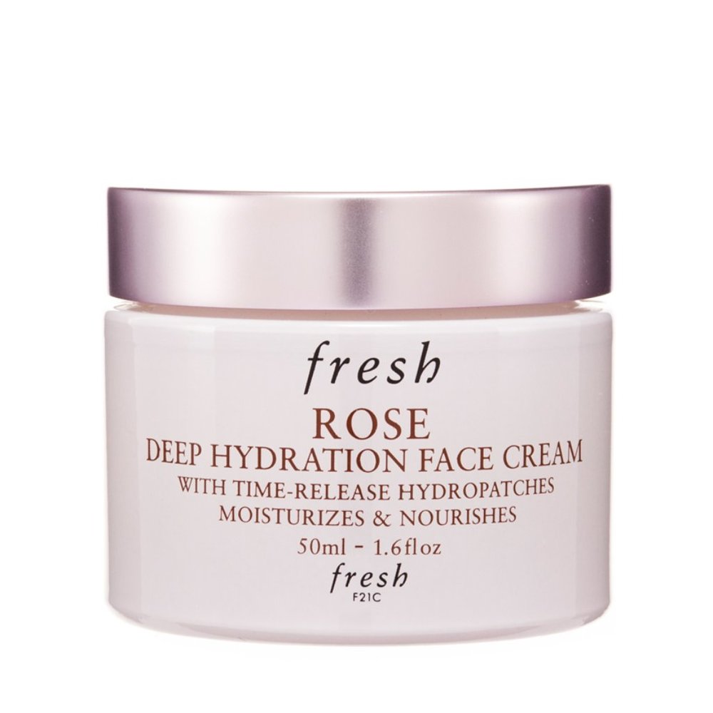 Fresh Rose Deep Hydration Face Cream Moisturizes and Nourishes 50ml